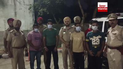 ਪੁਲਿਸ ਵਲੋਂ ਫੜੇ ਗਏ ਮੁਲਜ਼ਮ 