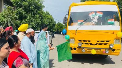 The Sangrur administration launched the first of its kind school on wheels program 'Gyan Kiran Di Chhoh' in Punjab.