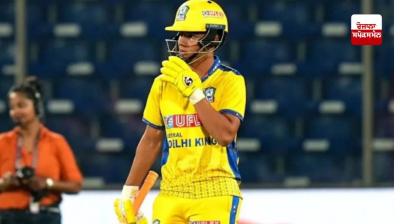 ਆਰਿਆਵੀਰ ਦੀ ਬੱਲੇਬਾਜ਼ੀ ਨੇ ਦਿਖਾਇਆ ਪਿਤਾ ਦਾ ਅੰਦਾਜ਼, ਦਿੱਲੀ ਪ੍ਰੀਮੀਅਰ ਲੀਗ 'ਚ ਆਪਣਾ ਪਹਿਲਾ ਮੈਚ ਖੇਡਿਆ