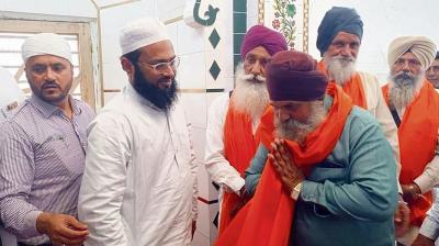 Villagers rebuilt the pre-1947 mosque