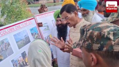 Union Minister of State for Defense Sanjay Seth reached the flood affected villages of Amritsar