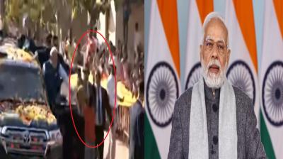 Security breach during PM Modi's roadshow in Karnataka