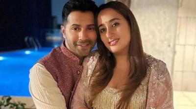  Varun Dhawan and Natasha 