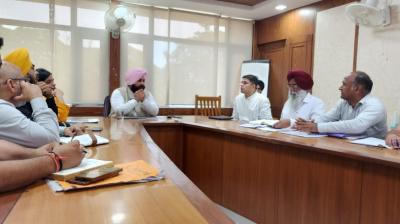  Harjot Singh Bains orders completion of slab casting of Nangal flyover within stipulated time