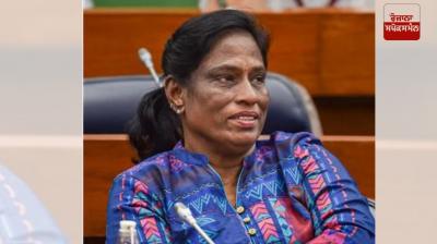 ਭਾਰਤੀ ਓਲੰਪਿਕ ਸੰਘ (ਆਈ.ਓ.ਏ.) ਦੀ ਪ੍ਰਧਾਨ ਪੀ.ਟੀ. ਊਸ਼ਾ