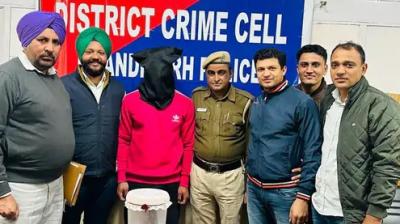 Gym trainer arrested with illegal pistol in Chandigarh News in punjabi