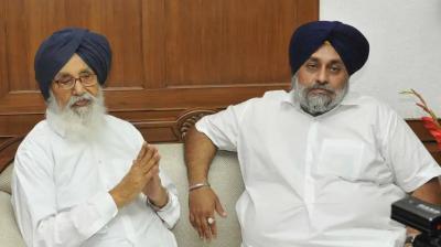 Parkash Singh Badal & Sukhbir Singh Badal