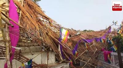 Major accident in Baghpat: 65-foot high stage collapses during Nirvan Mahotsav; Five dead, 75 devotees injured