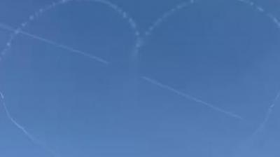 Aero India 2023: 3 fighter jets made a heart shape in the blue sky