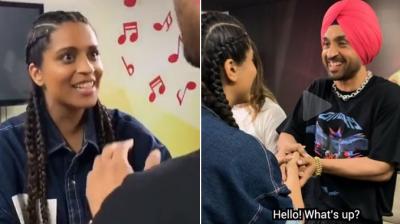  Diljit Dosanjh and  lilly Singh