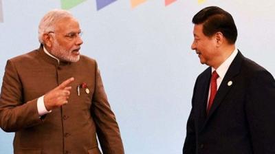 Narendra Modi With xi jinping
