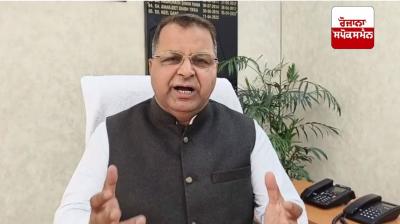 ‘ਆਪ’ ਦੇ ਸੀਨੀਅਰ ਬੁਲਾਰੇ ਨੀਲ ਗਰਗ ਗੱਲਬਾਤ ਕਰਦੇ ਹੋਏ 