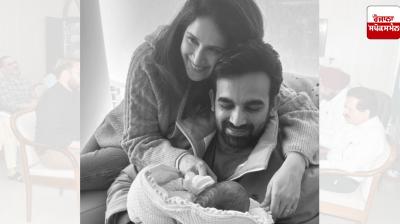 The cries of a baby echoed in Zaheer Khan and Sagarika's house.