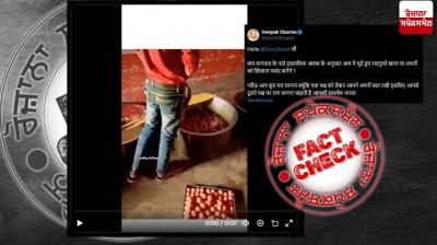 Fact Check Man Urinating on Sweets is a prank shoot 