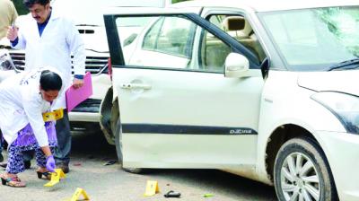 Investigating officer on the spot