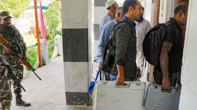 Voting has started for the first phase in Jammu and Kashmir, voting is taking place in 24 seats