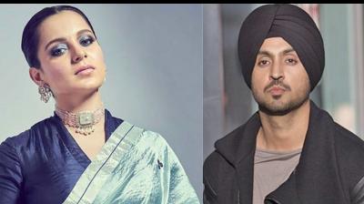 Kangana Ranaut ,  Diljit Dosanjh