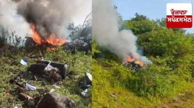 Helicopter crash near Pune, death