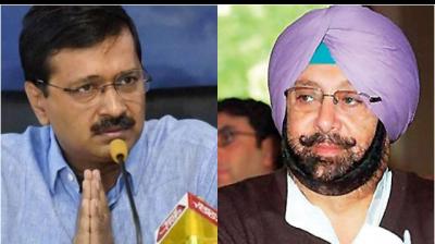 kejariwal and captian amrinder singh