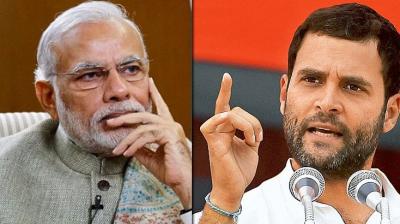 Modi and Rahul gandhi