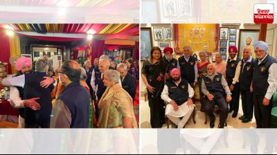 Captain Amarinder Singh at Dinner Party with NDA Batchmates