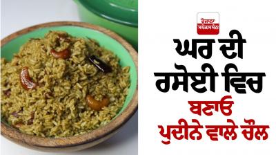 Make mint rice in your home kitchen Food Recipes