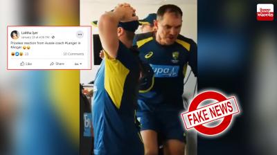 No, This Is Not How Aussie Coach Justin Langer Reacted To India's Win