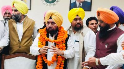 HARCHAND SINGH BARSAT ASSUMES CHARGE AS CHAIRMAN PUNJAB MANDI BOARD