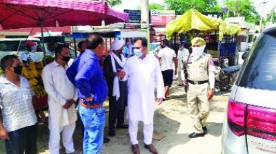  Dr. raj state visited Chabewal Bazaar