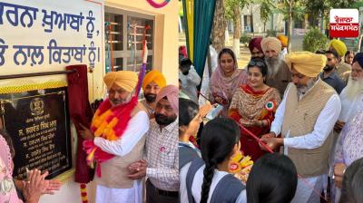 Harpal Cheema inaugurated the development works of government schools in Kamalpur and Mauran Dirba constituency.