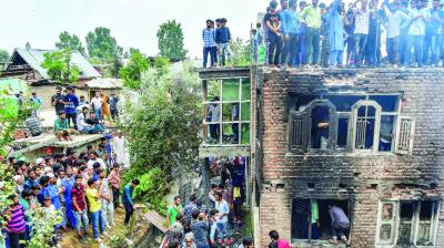 People at the event venue