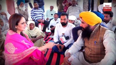 The people of Bhasour village expressed their problems during the sit-in organized by the daily spokesperson.