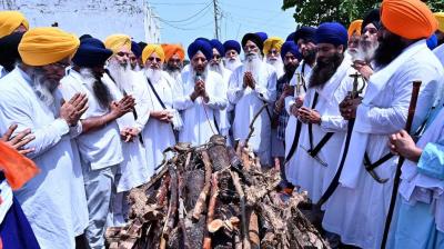 cremation of Giani Jagtar Singh