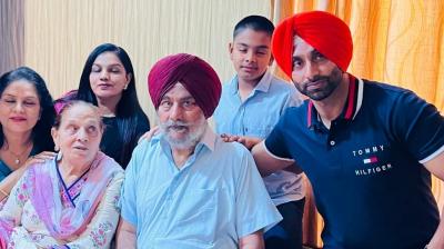 Sacked inspector Navdeep Singh's father's death