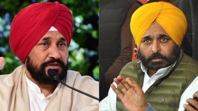 Charanjeet Channi, Bhagwant Mann 