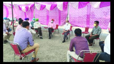 ਬਾਹਰਲੇ ਰਾਜਾਂ ਤੋਂ ਆਉਣ ਵਾਲਿਆਂ ਲਈ ਸ਼ੰਭੂ ਹੱਦ 'ਚ ਆਰਜ਼ੀ ਕੈਂਪ ਤੇ ਬੱਸ ਅੱਡਾ ਸਥਾਪਤ