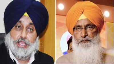 Sukhbir Badal and Sukhdev Singh Dhindsa