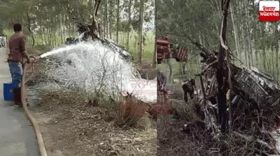 Fatehabad Oil Tanker Overturns 