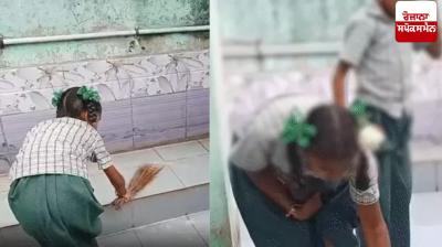 Dalit children cleaning toilets in a school in Tamil Nadu News 