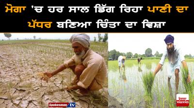 Crisis looms as Moga water table going down a metre every year