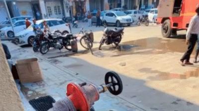 A Terrible Fire broke out in a pizza store in Mohali