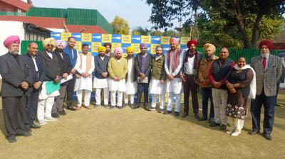 AAP Punjab General Secretary Barsat holds meeting with office bearers of various wings of the party