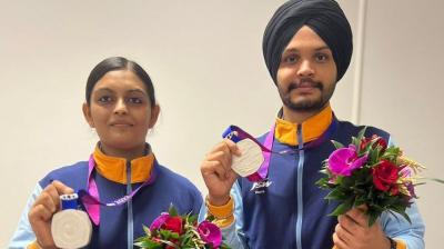 Asian Games 2023: Sarabjot Singh, Divya Bag Silver In 10 M Air Pistol
