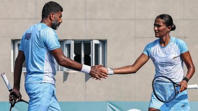 Asian Games 2023: Rohan Bopanna, Rutuja Bhosale clinch tennis Gold in mixed doubles