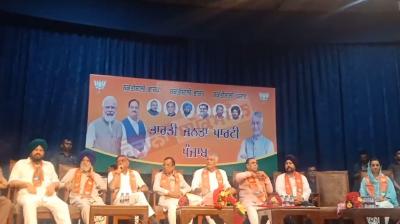 Sunil Jakhar assume charge as Punjab BJP President