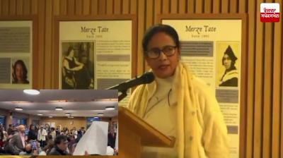 Uproar during Mamata Banerjee's speech at Oxford University, crowd asks tough questions