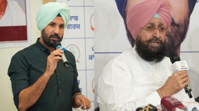 Raja Warring and Partap Singh Bajwa