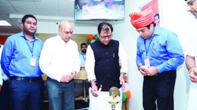 Mayor Davesh Moudgil During Inaugurating Bank