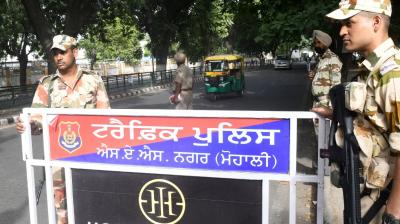 paramilitary force deployed in Mohali