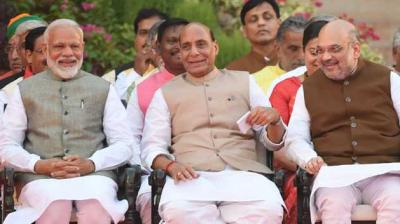 Narendra Modi, Amit Shah and Rajnath Singh